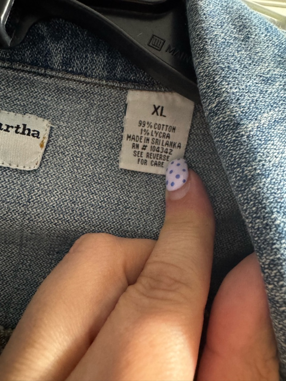 Women's Classic Medium Blue Denim Jacket - Casual Jean Coat - Picture 4 of 4